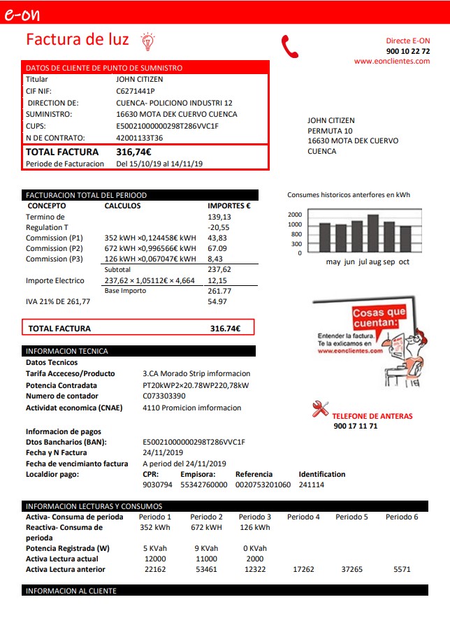  Minol USA business utility bill 